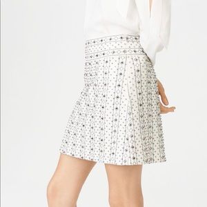 White beaded skirt, Club Monaco